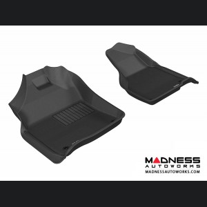 Dodge RAM 1500/ 2500/ 3500 Crew/ Mega Cab Floor Mats (Set of 2) - Front - Black by 3D MAXpider